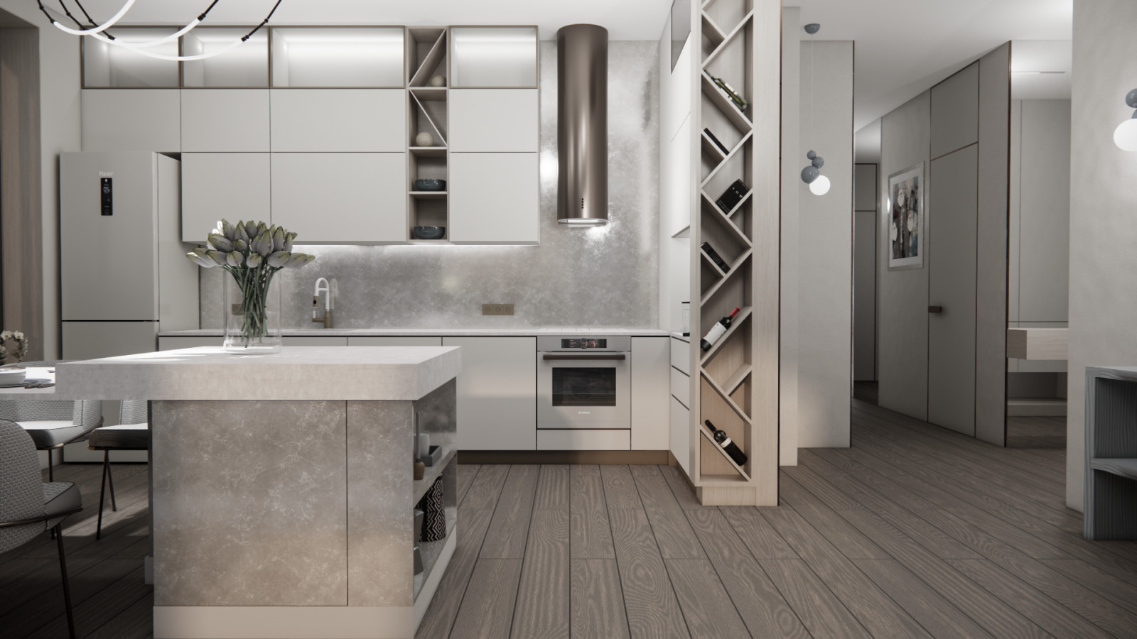 Варианты концепции дизайн-проекта квартиры