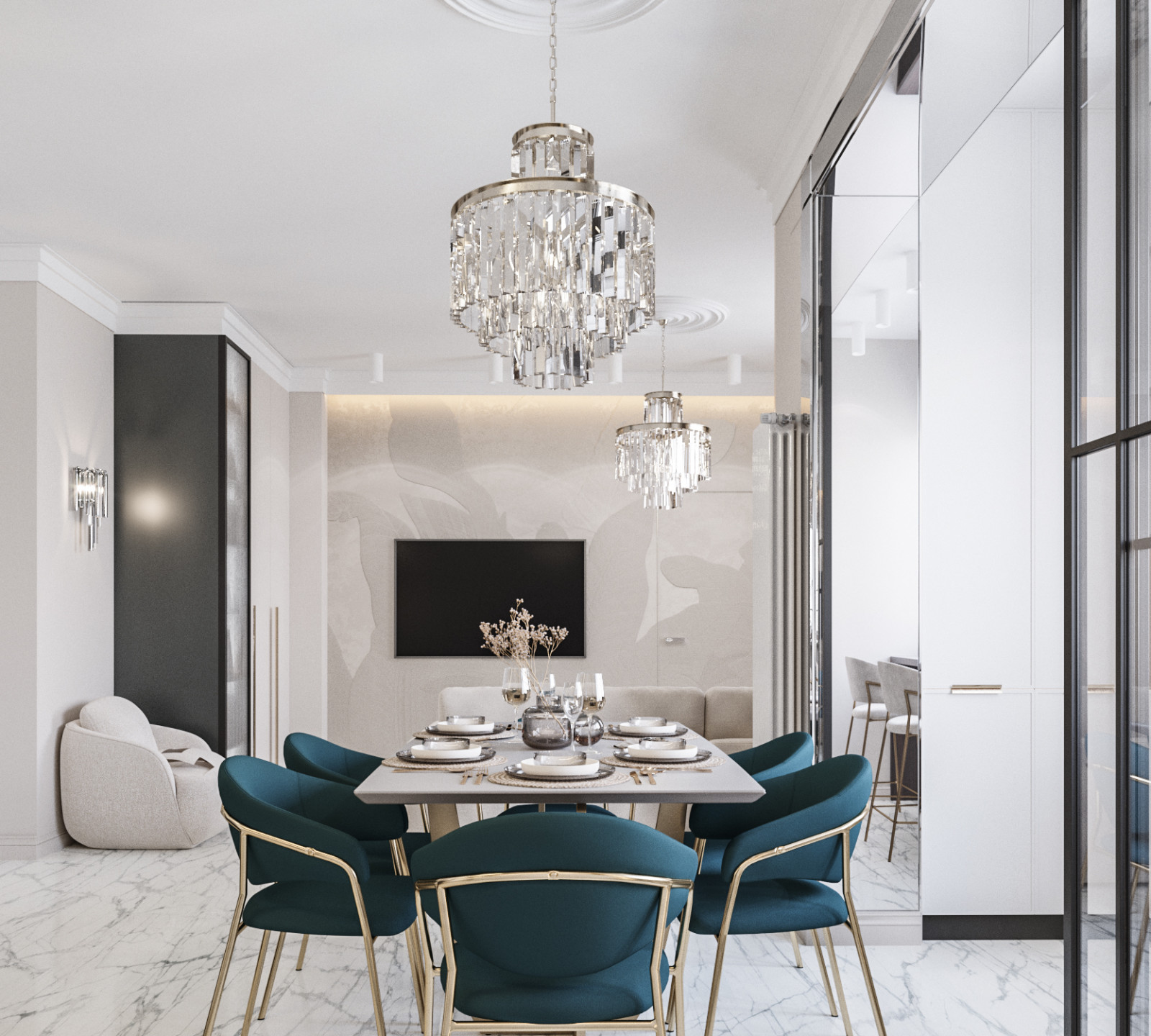 Дизайн квартиры в ЖК "Ты и Я"