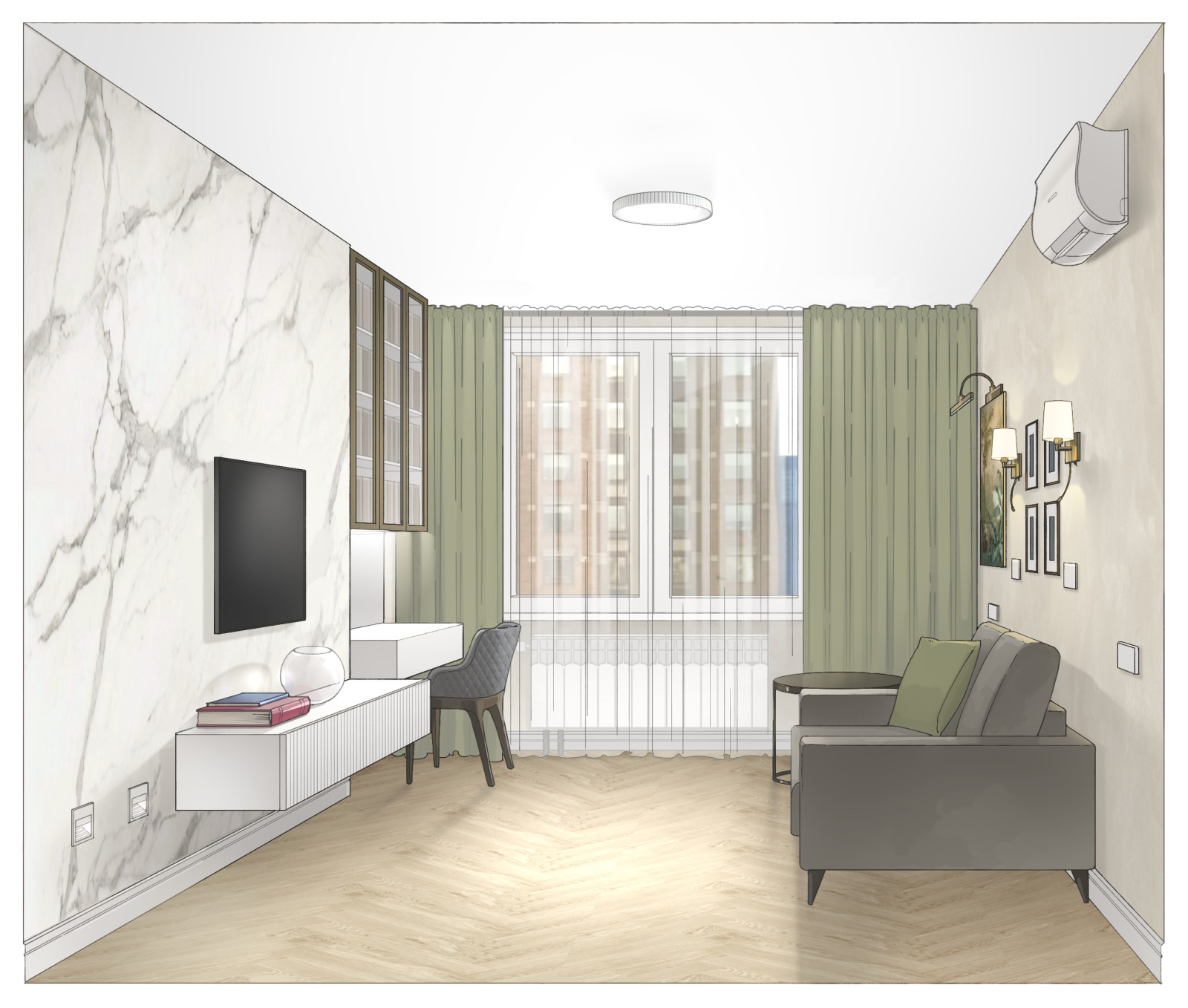 Обложка проекта: Квартира в современном стиле