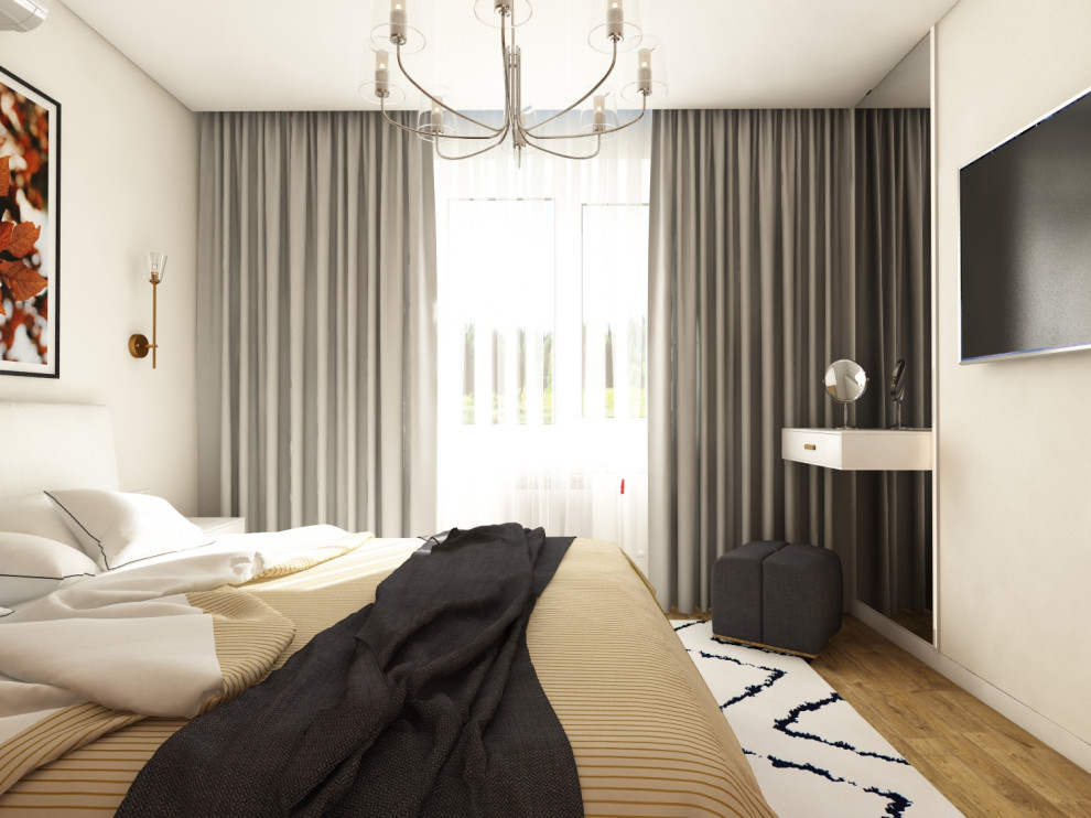 Квартира 60 кв.м. ТЗ от заказчика "Ярко и не ярко))"