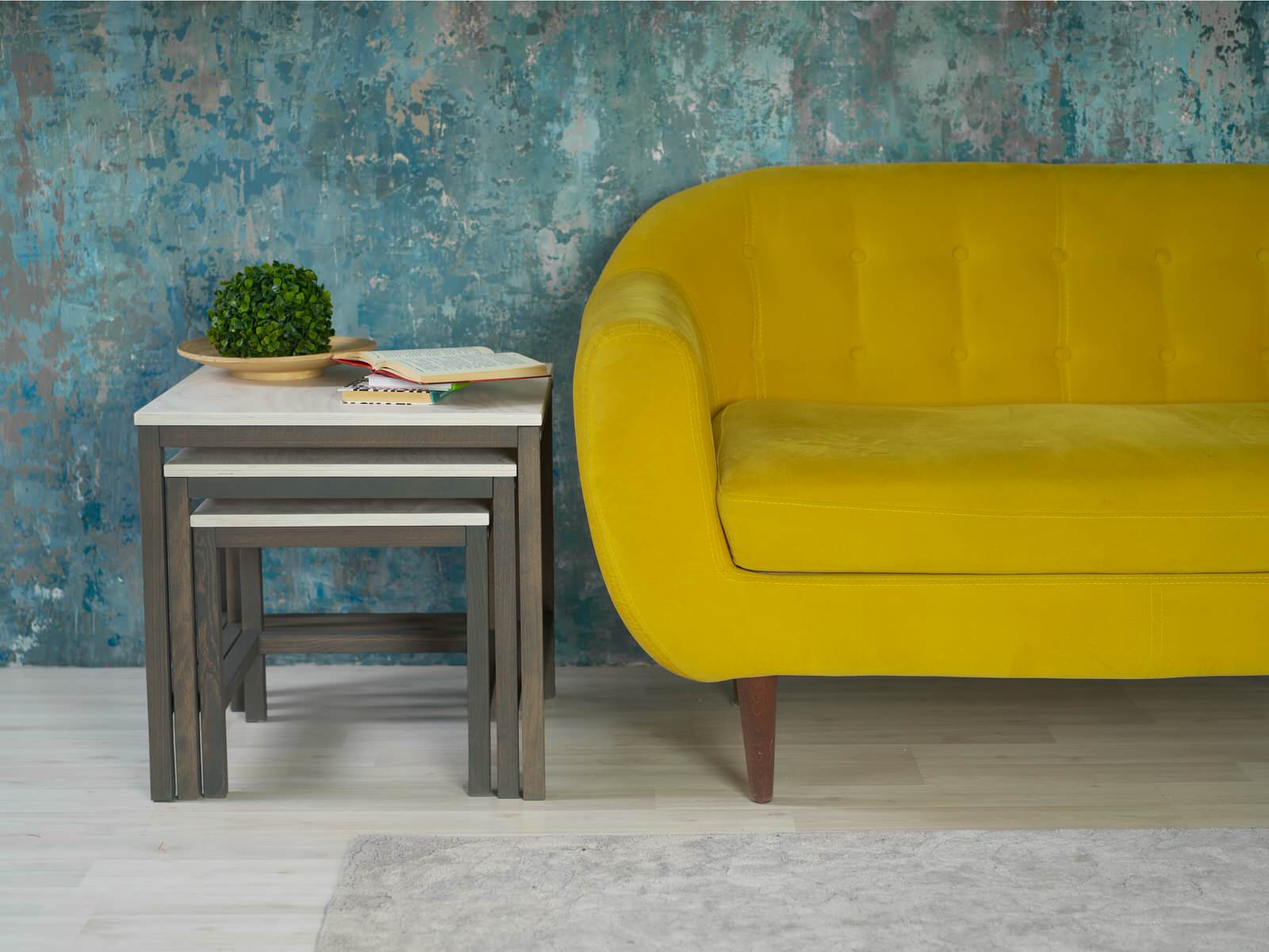 Журнальный столик "КАСКАД" 3в1 / цвет светлый