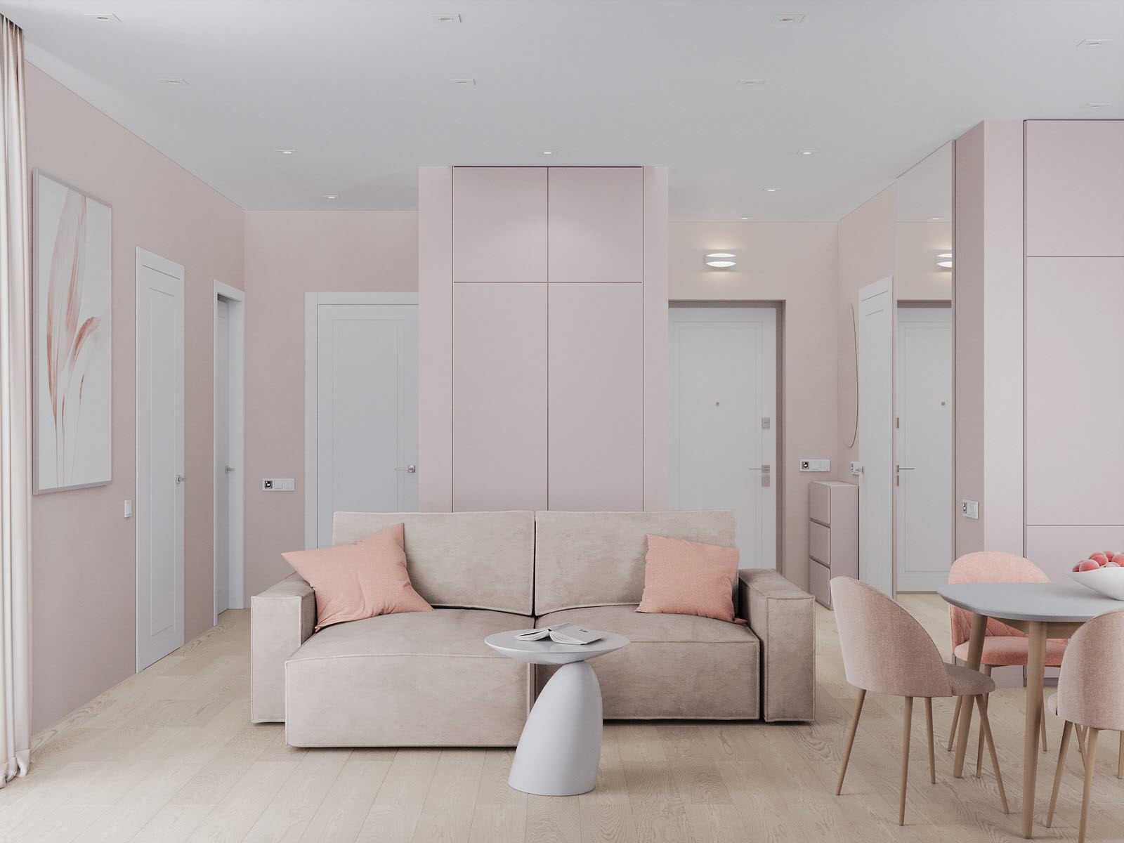 Проект "Персиковый минимализм"