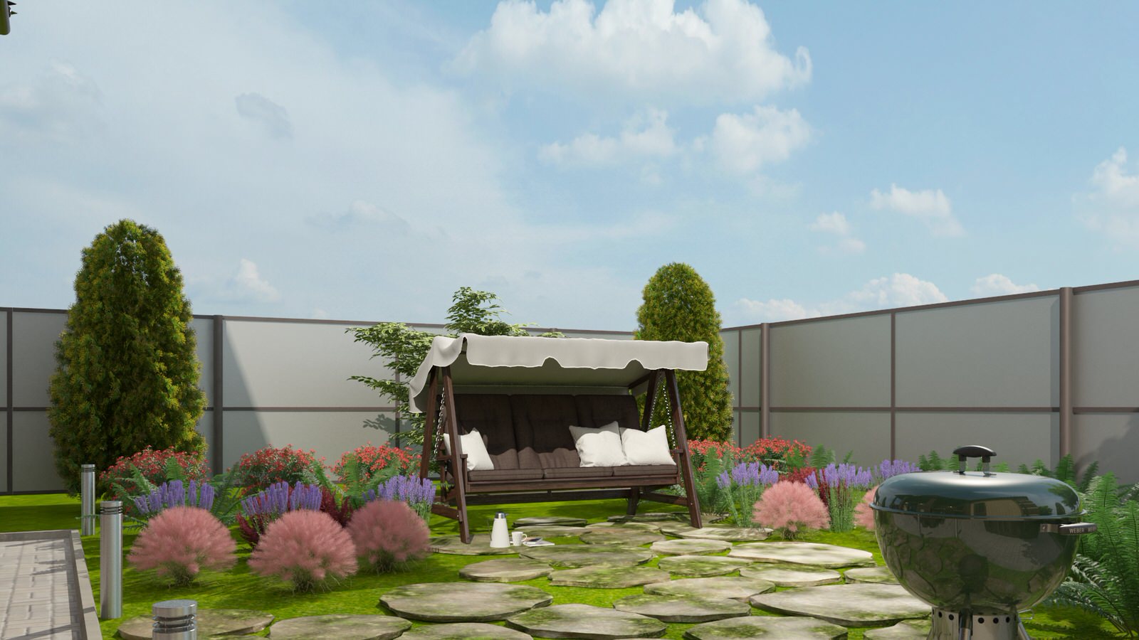 Ландшафтный дизайн территории