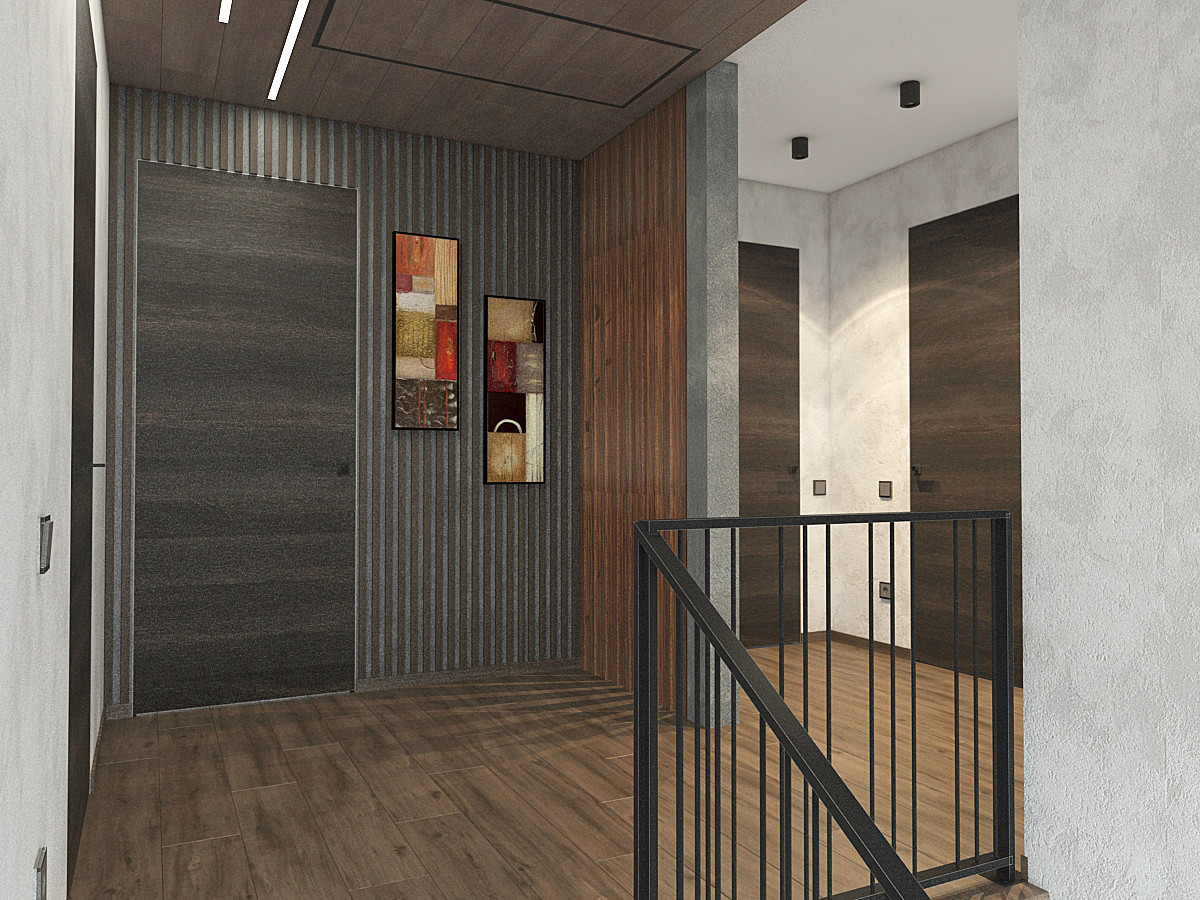 Проект дома общей площадью 198 м2