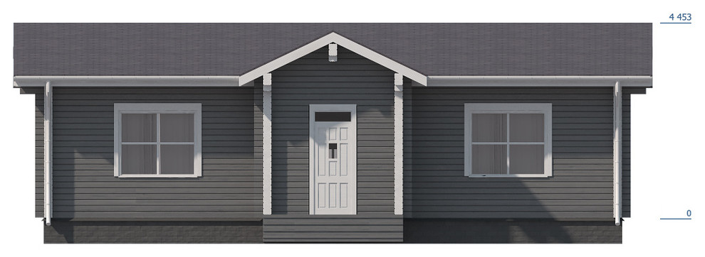 Дом из профилированного бруса "Яхрома"