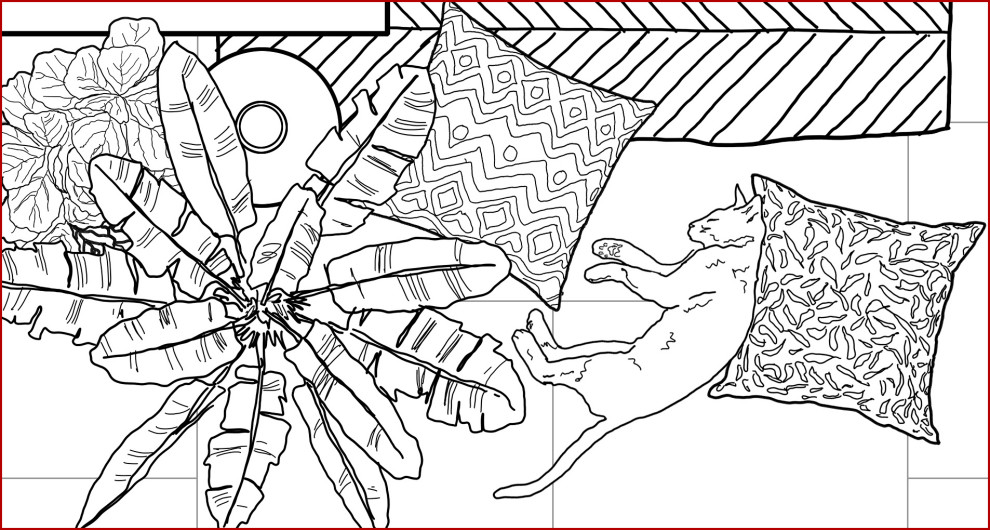 Планировка интерьера гостевого дома с сауной для дома-фахверка компании ecocompl