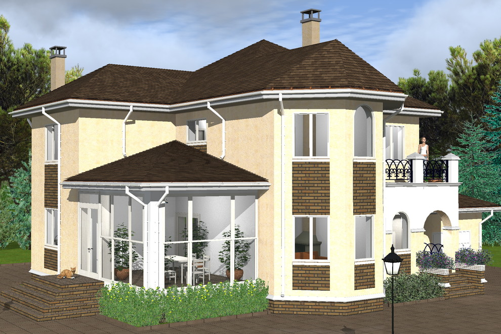 Обложка проекта: Жилой дом из пеноблока