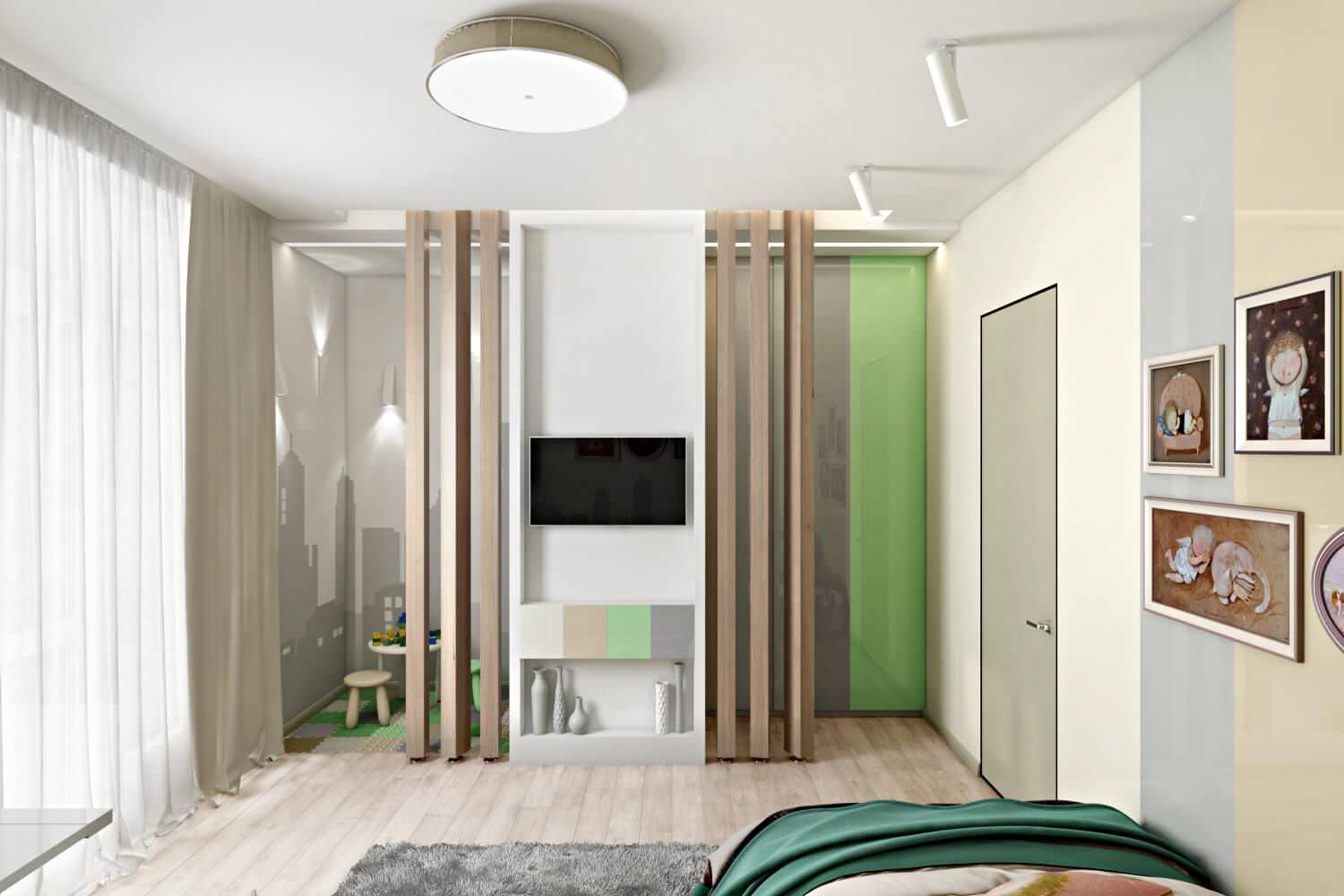 Дизайн квартиры "Городская сказка"