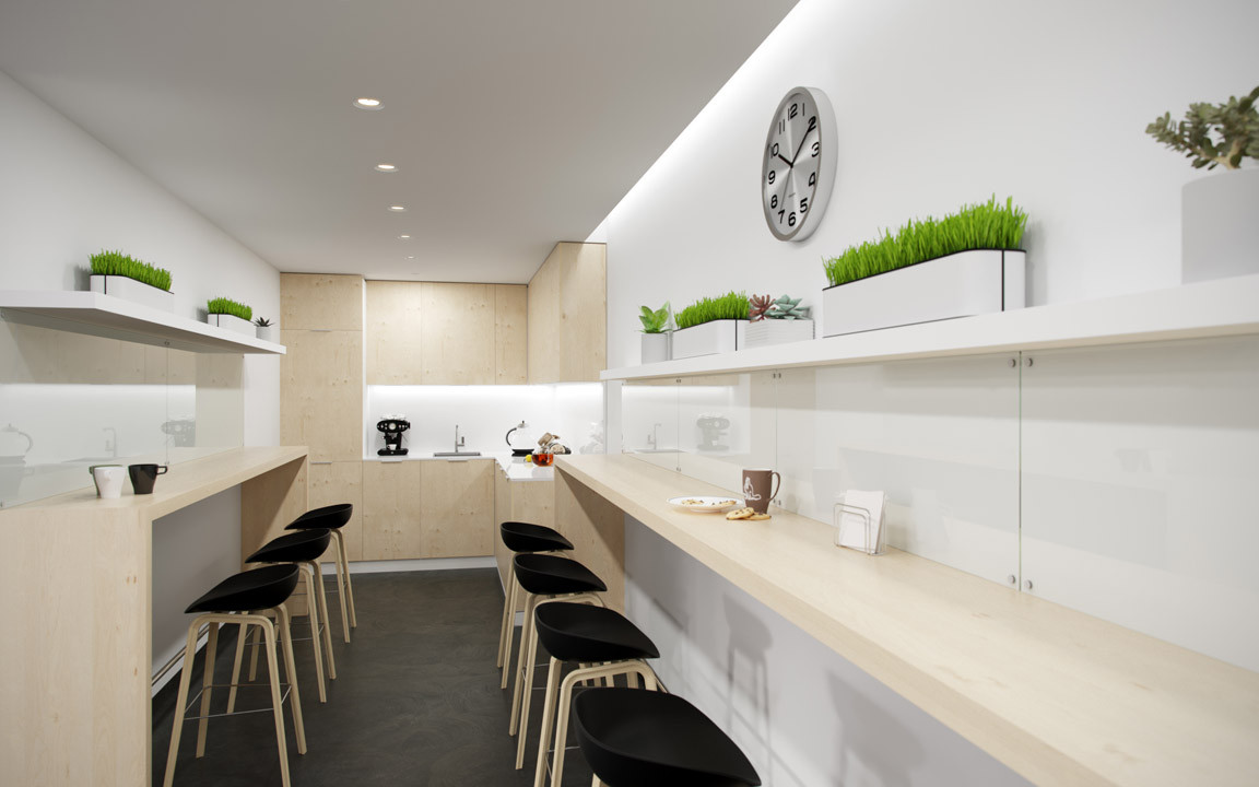 White Red office