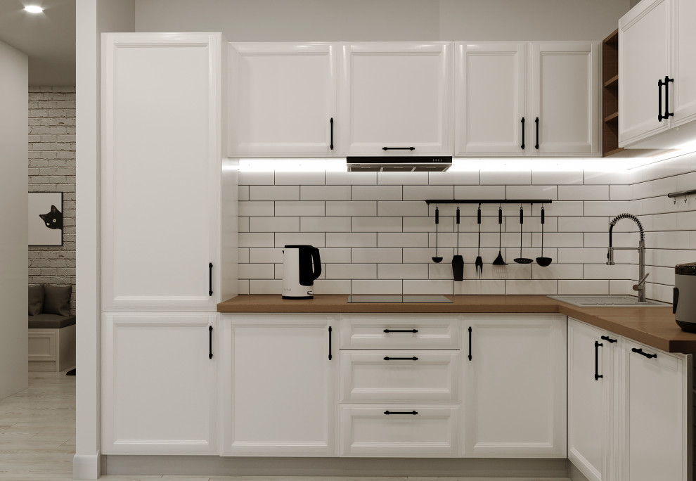 квартира для молодой семьи с ребёнком - кухня