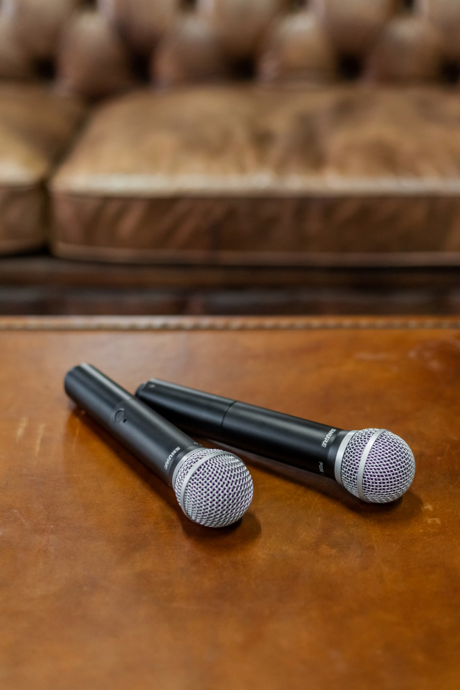 Гостевой домик с домашним кинотеатром в стиле лофт.