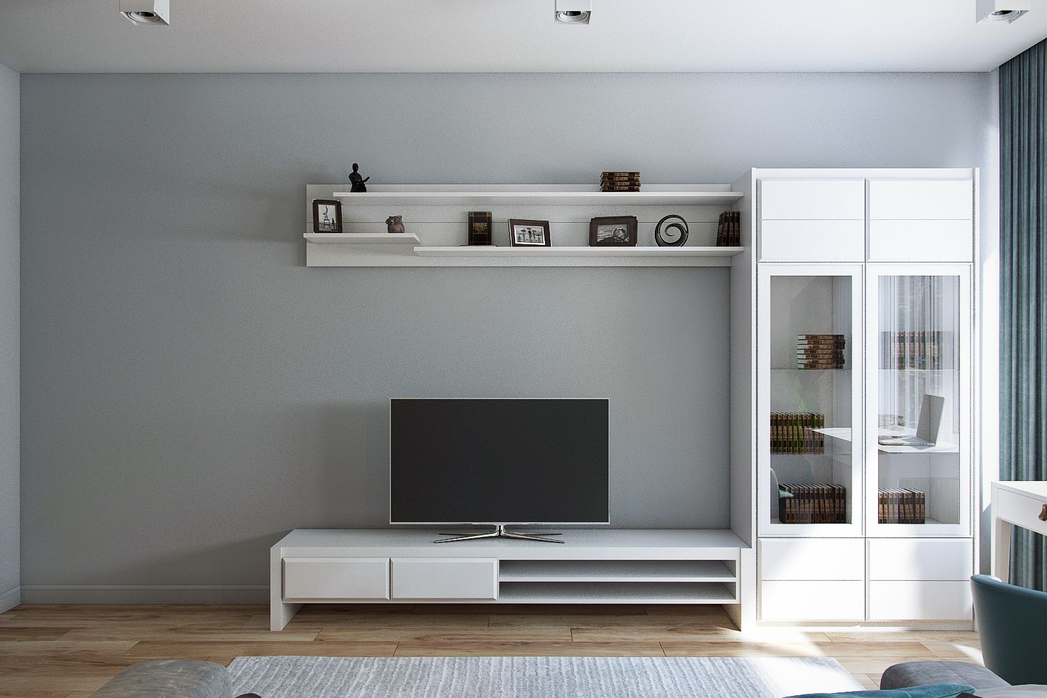 Дизайн-проект квартиры 115 м.кв. Clever Park