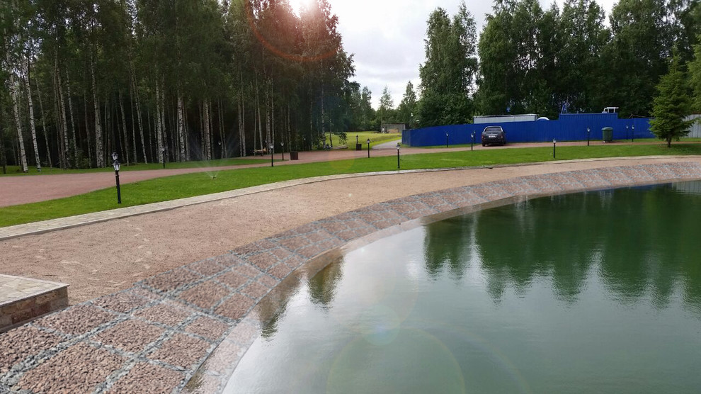 Благоустройство территории в населенном пункте Рахья