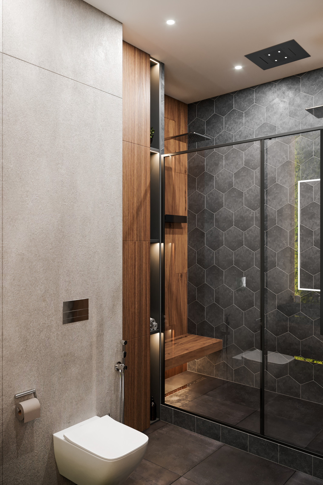 Квартира 132 кв.м. в современном стиле в ЖК "Ботанический сад LIFE".