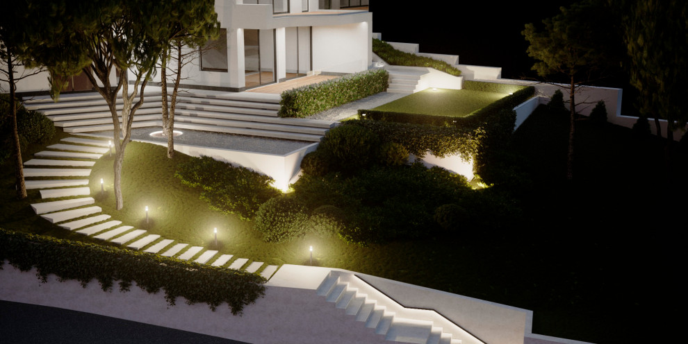 Ландшафтное проектирование участка и дизайн фасадов архитектуры