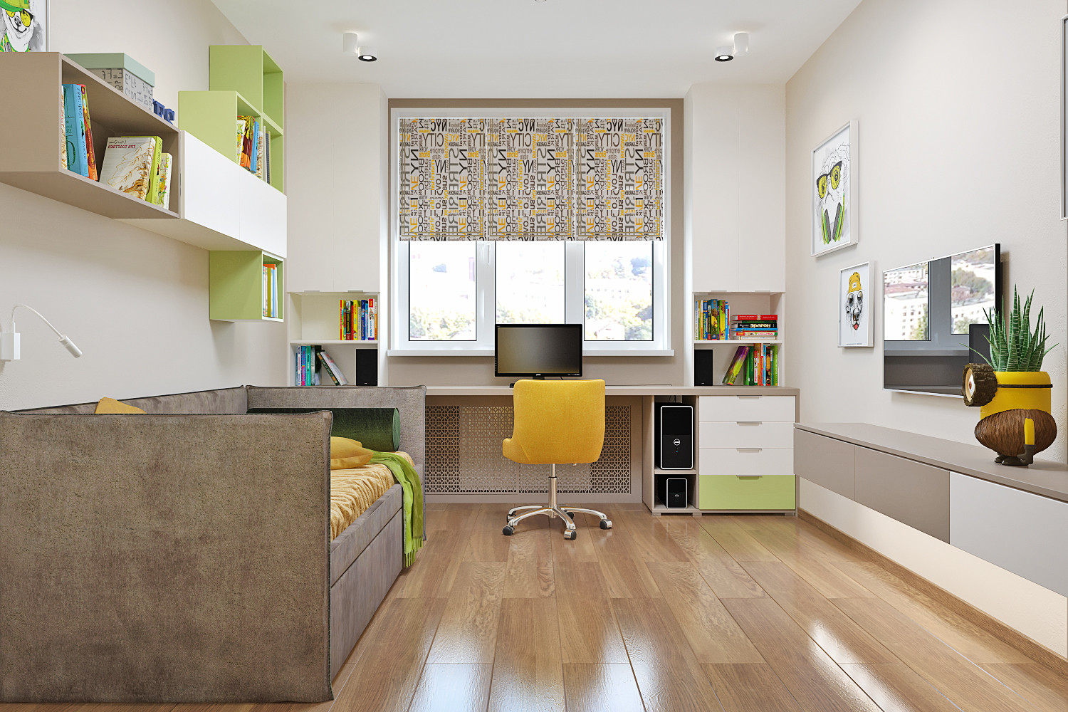 Апартаменты в Москве 90 кв.м. детская