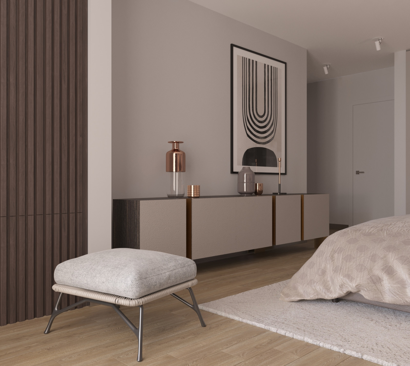 Спальня в загородном доме