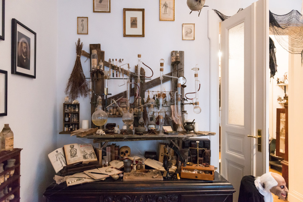 Houzz Германия: Шоу ужасов в одной готической квартире перед Хеллоуином