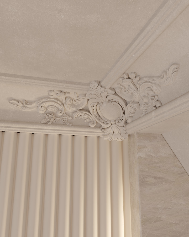 Проект интерьера кухни и санузла