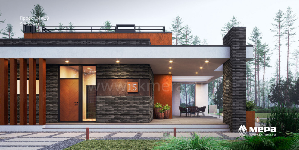 Проекты современных каменных домов