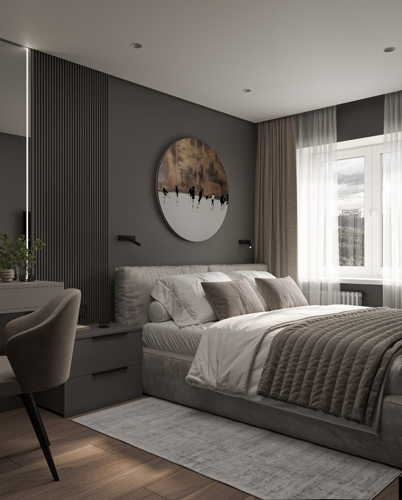 Обложка проекта: Спальня с рабочей зоной