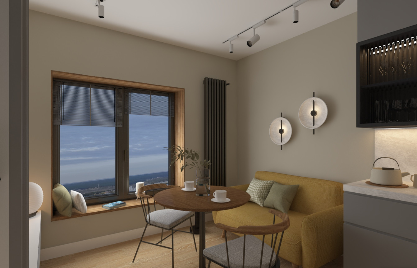 Обложка проекта: Однокомнатная квартира 40кв.м для молодой девушки