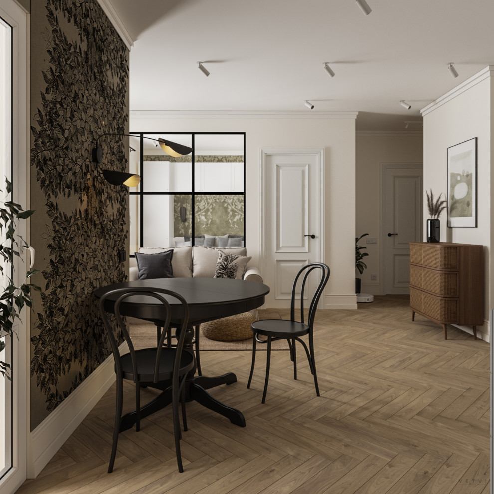 Квартира в Нижнем Новгороде с лесными акцентами | Площадь 42м²