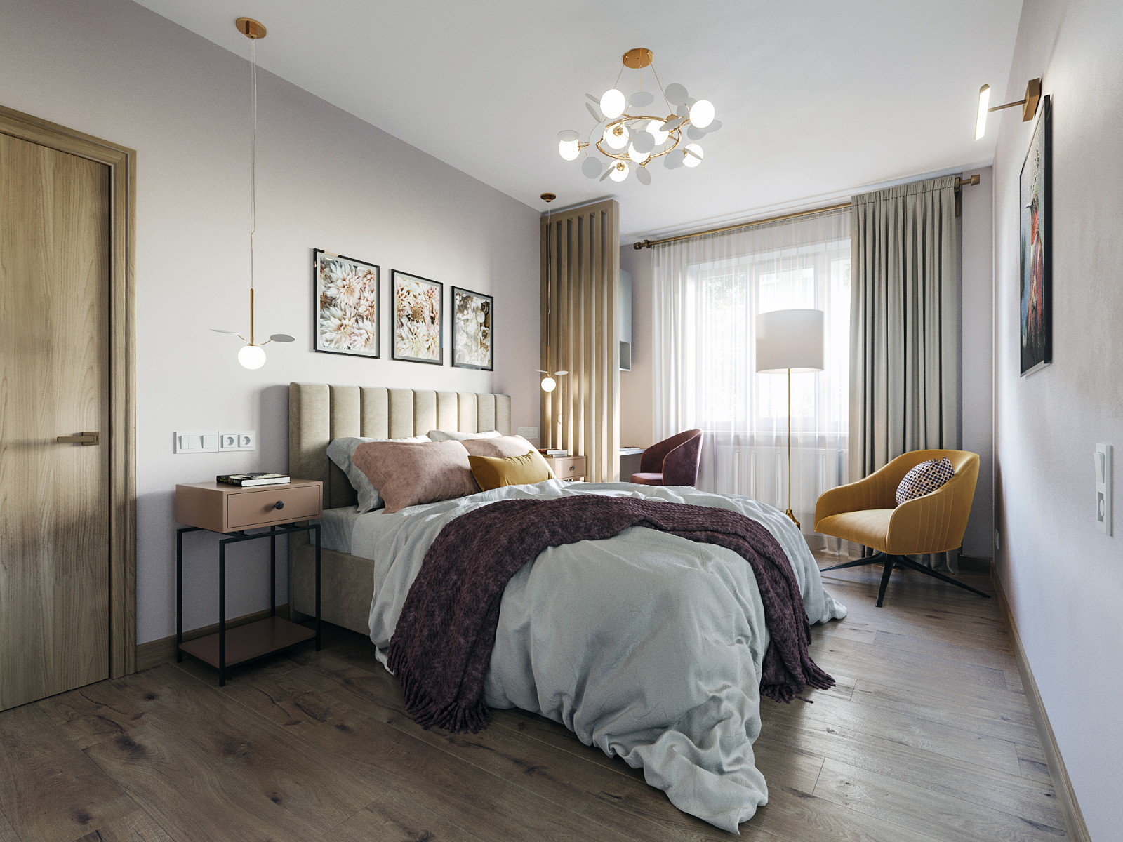 Квартира на Перервинском бульваре (85,25 м2) - СПОНТАННОСТЬ