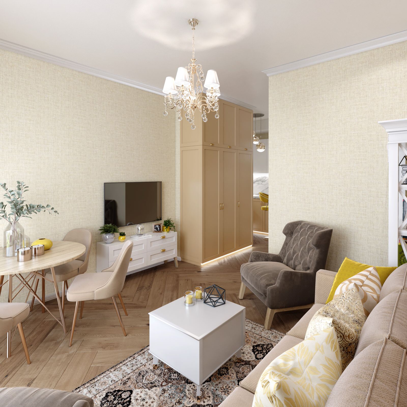 One bedroom apartments on the seaside