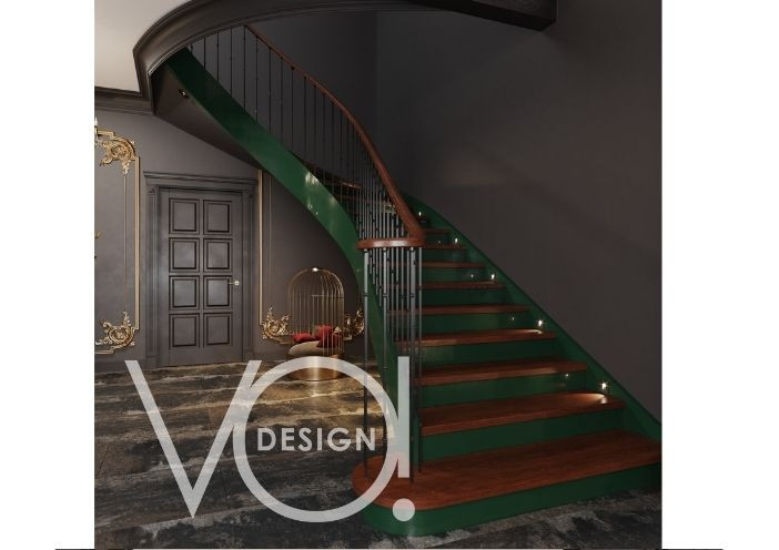 Общественная зона, прихожая, гостиная столовая и кухня