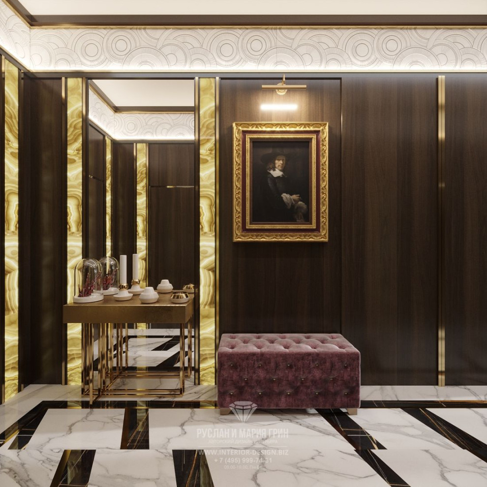 Дизайн элитной двухуровневой квартиры