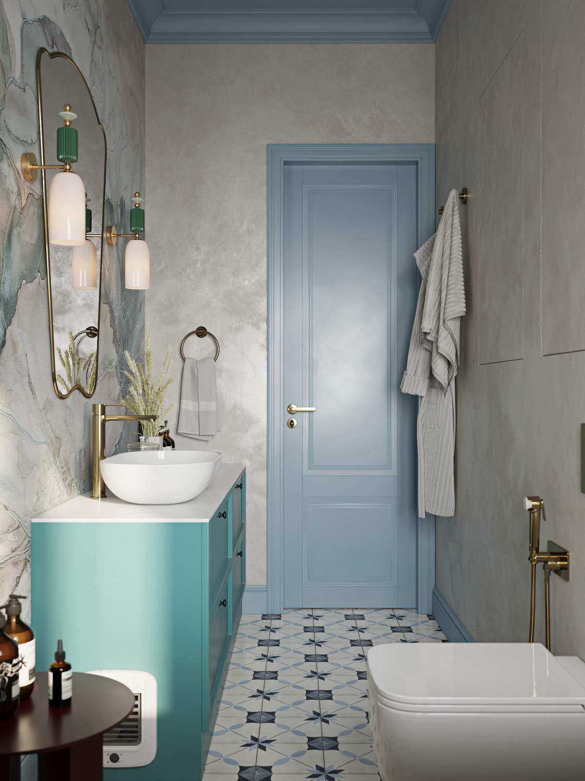 Обложка проекта: Дизайн-проект квартиры в старом фонде в Санкт-Петербурге