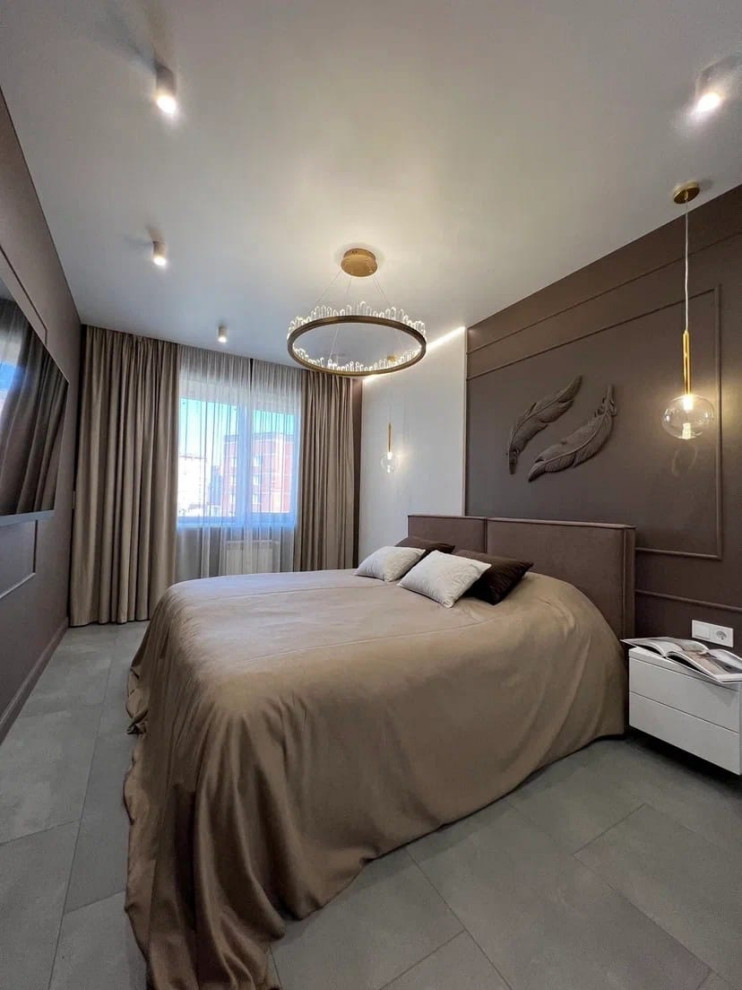 Дизайн проект квартиры 80м2, ЖК Алые паруса