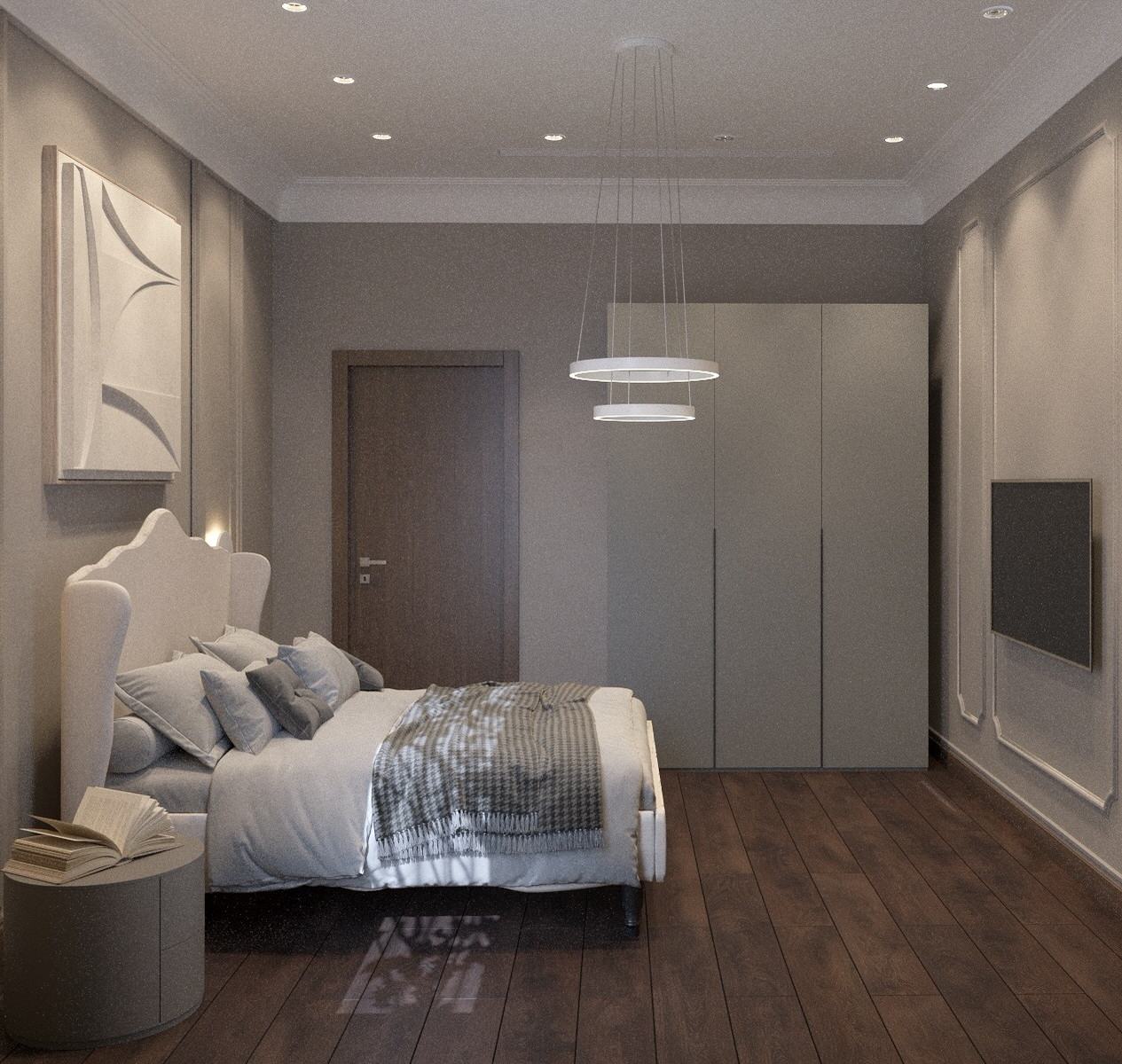 Интерьер двухэтажного загородного дома