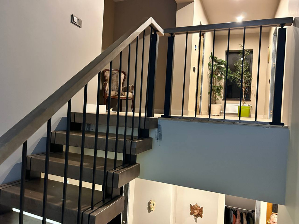 Лестница на 4х косоурах