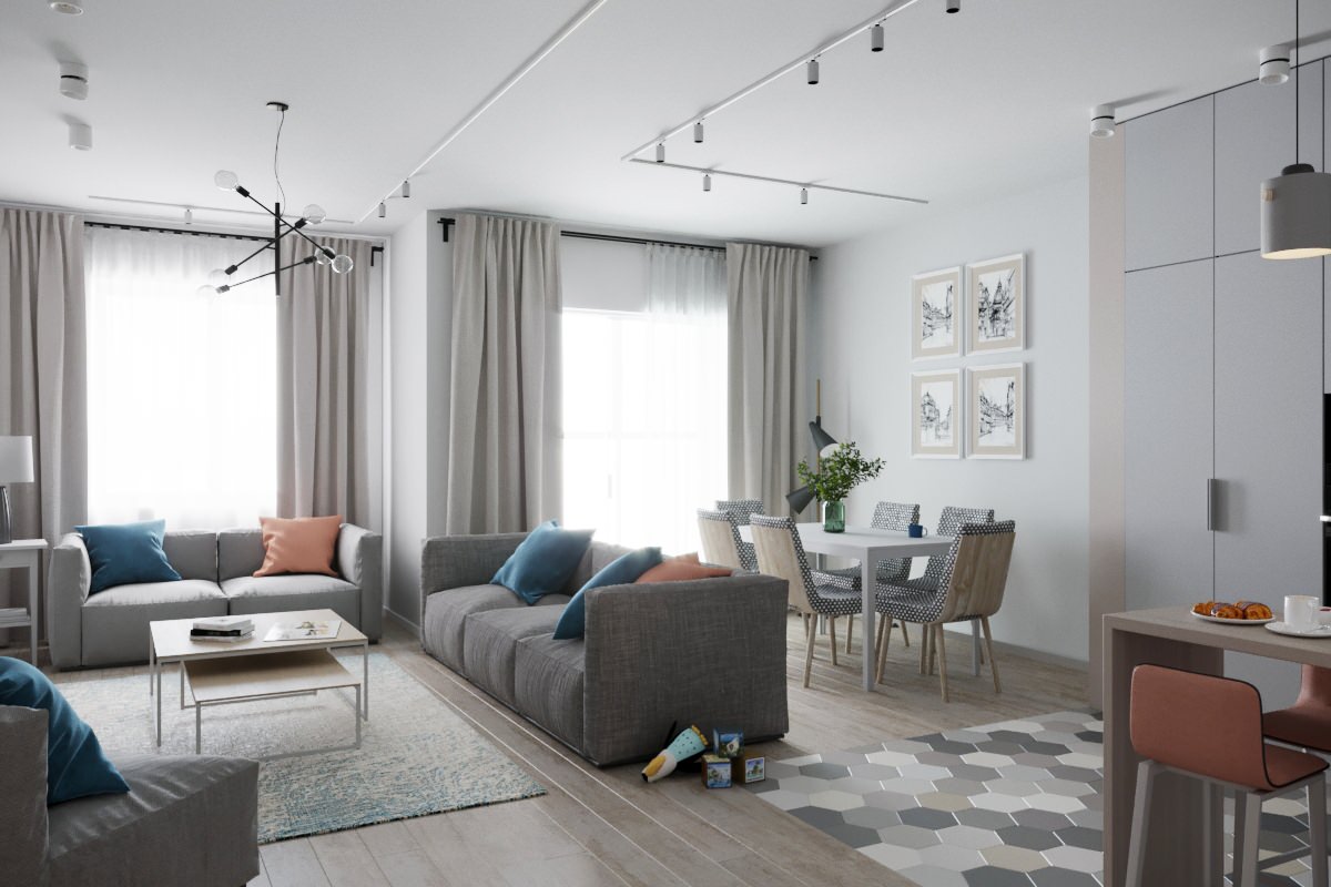 Поиск планировки: Квартира в таунхаусе — 3 варианта и финал