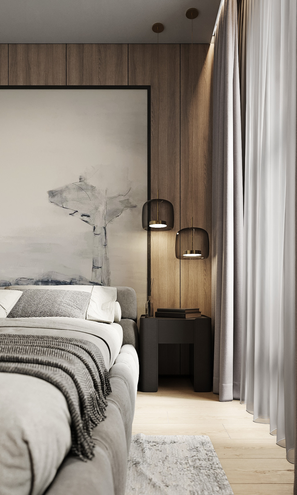 Минималистичная спальня