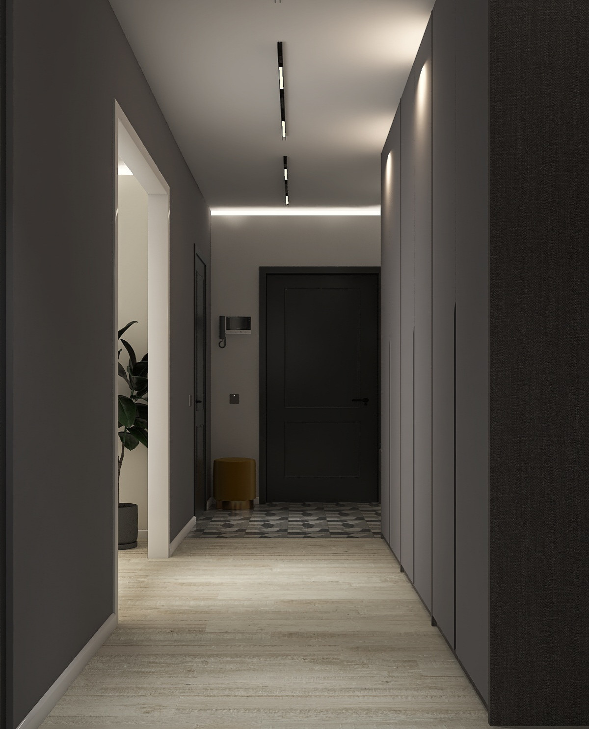 Трехкомнатная квартира в современном стиле