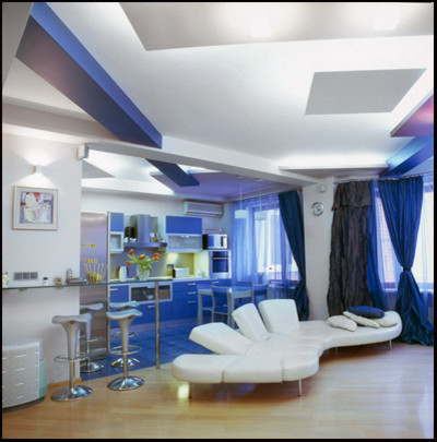 Обложка проекта: Футуристический интерьер квартиры на улице Молодогвардейская в г. Москва.