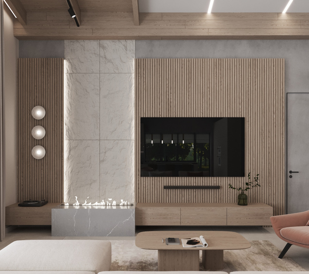 Загородный интерьер -гостиная, холл