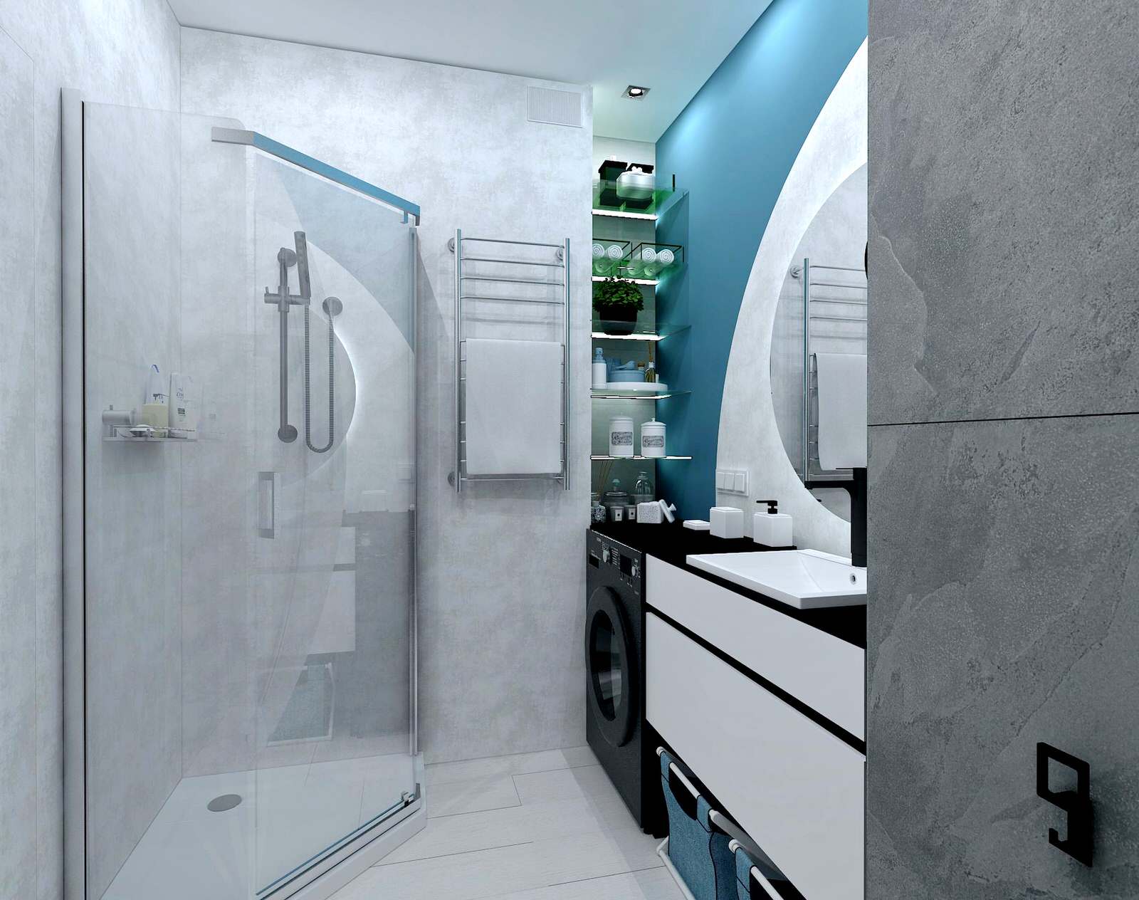 Ванная с душем