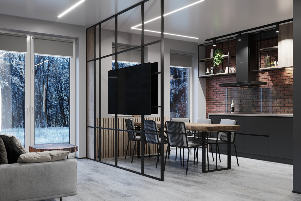 Дизайн квартиры в стиле лофт