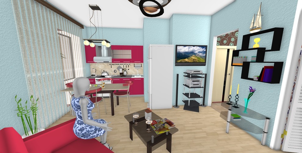 Квартира-студия 30 м2  для сына