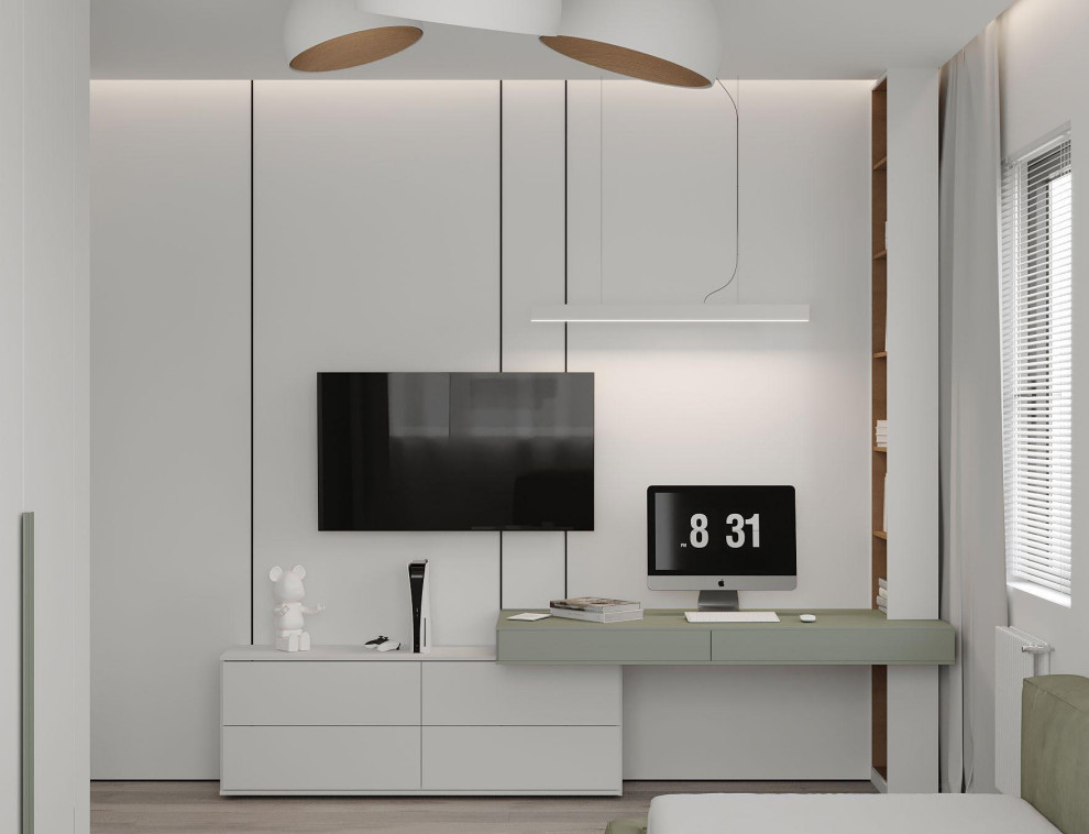 Просторный дом в светлых оттенках