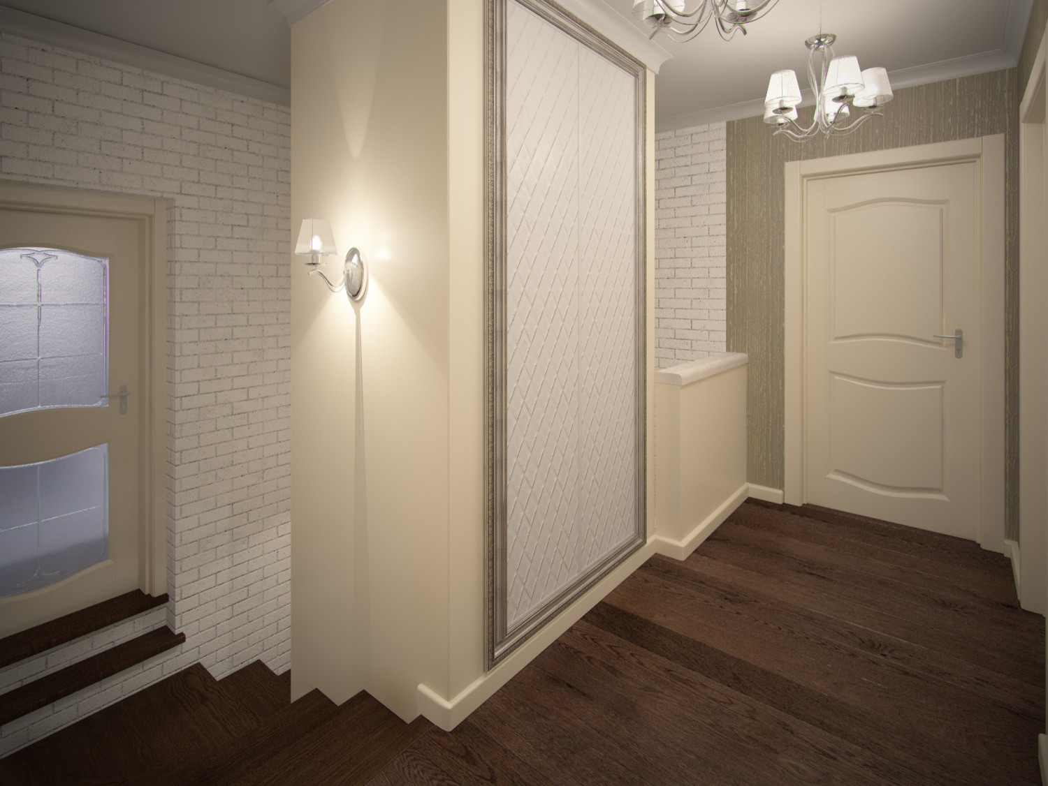 Коридор и лестница частного дома в г.Оренбург