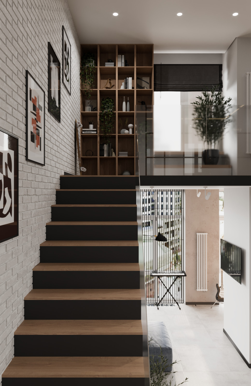 Дизайн проект двухуровневой квартиры