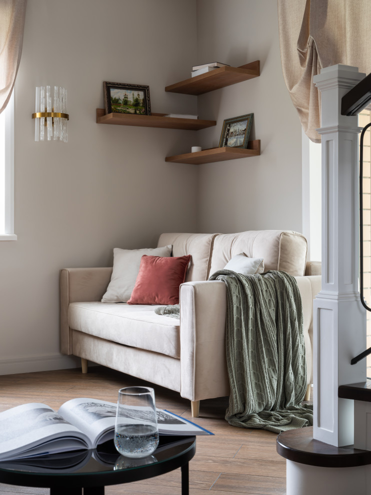 Двухэтажный дом с террасой площадью 170 м²