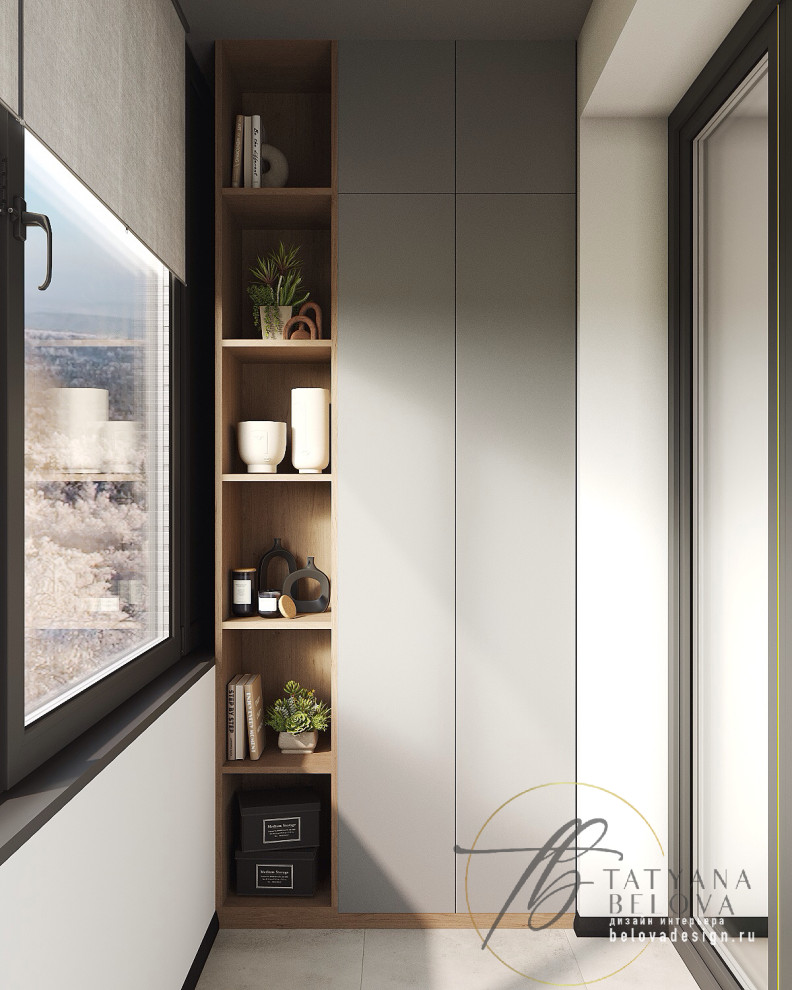 Современный стиль с элементами лофта, 80 м2