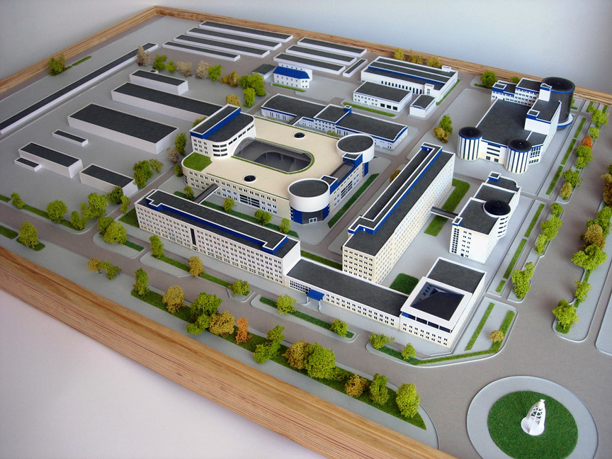 Архитектура в макете.