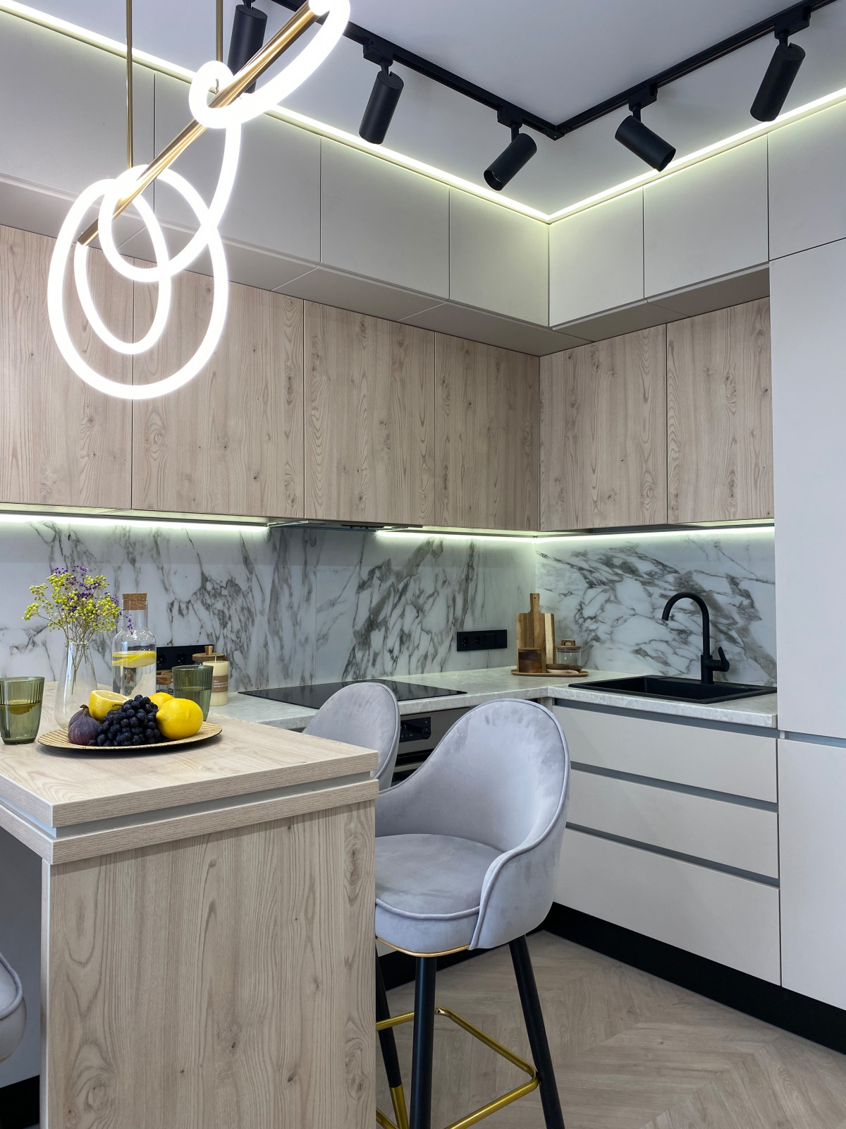 Реализованный проект , квартира 45 кВ. в ЖК Сити Парк